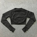2 pieces gym set workout clothes for women flawless knit VIP-11