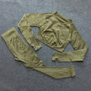 2 pieces gym set workout clothes for women flawless knit VIP-15